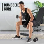 Foldable Adjustable Dumbbells Incline Decline Sit Up Bench - Image 2